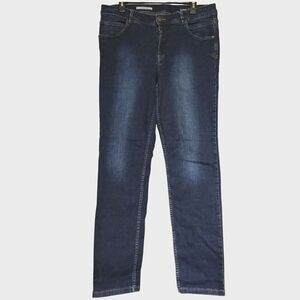 SIGNAL Denim Jeans Mens 35x31 Blue Straight Dark Wash